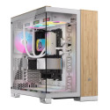 Corsair CC-9011284-WW arvutikorpus Midi Tower bambus, valge