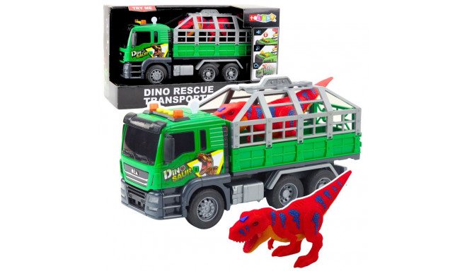 dinosauruste transportveok figuur valgused helid roheline 1:10
