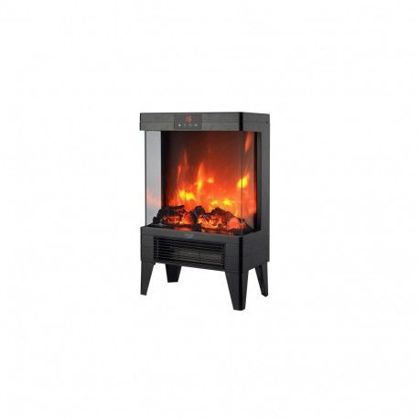 AD 7755 Kominek elektryczny led z pilotem | 3d efekt płomienia | 2 moce grzania 1000w/2000w | termos