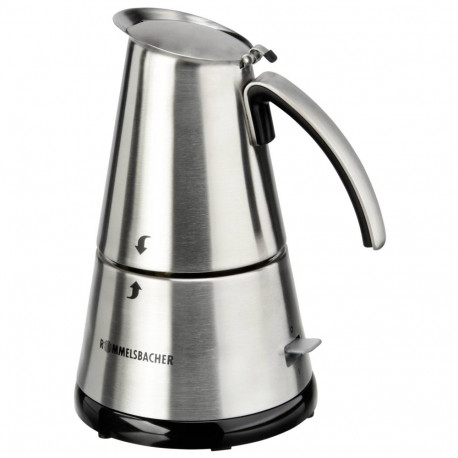 Rommelsbacher Espresso Machine Elpresso mini silver black EKO 364 E (EKO 364/E)