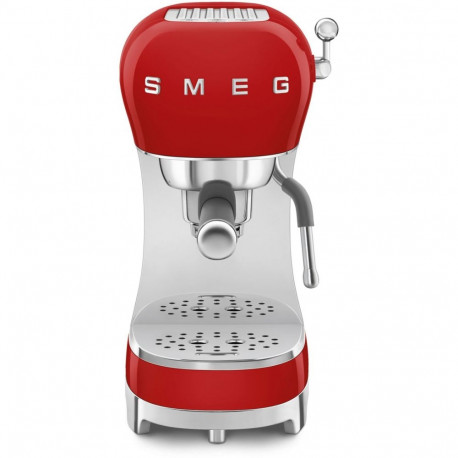 "SMEG ECF02RDEU Siebträger Espresso-/Kaffemaschine Rot"