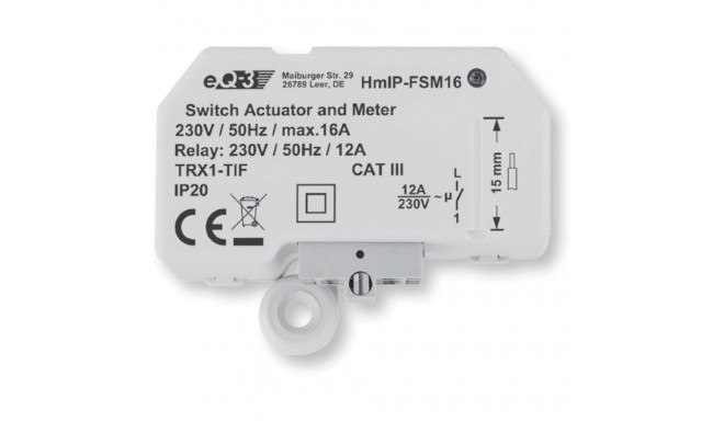 "Homematic IP Schalt-Mess-Aktor (16A) - Unterputz"