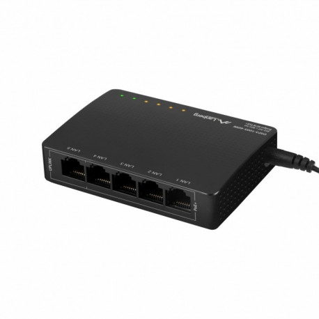 Product Name: DSP3-1005-60 5-Port Gigabit Desktop PoE Switch
Technical Spec