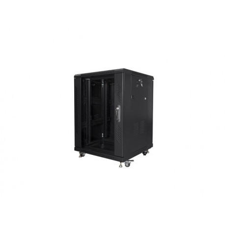 Free standing cabinet 19 inches 15U 600X600mm black