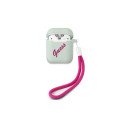 Guess GUACA2LSVSBF AirPods kate sinine fuksia silikoon vintage