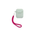 Guess GUACA2LSVSBF AirPods cover blue fuschia Silicone Vintage