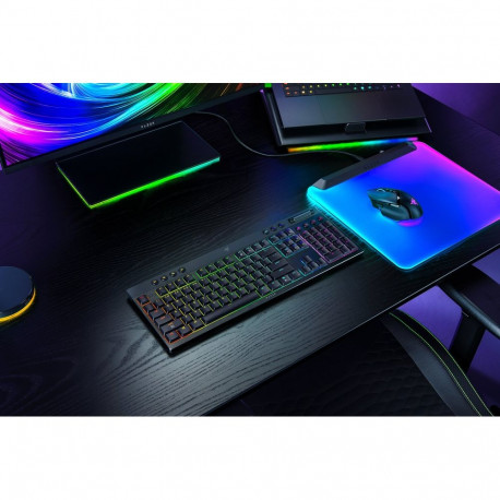 Razer BlackWidow V4 Low-profile HyperSpeed juhtmevaba mänguklaviatuur US 2.4GHz, Bluetooth, USB-C ko