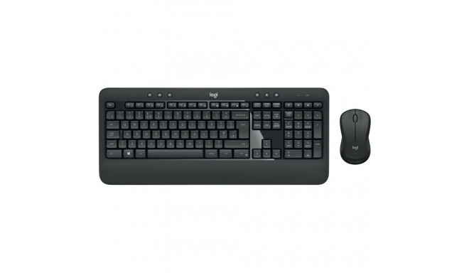 Logitech MK540 Advanced juhtmevaba komplekt must QWERTZ DE