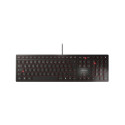 Cherry KC 6000 Slim USB must QWERTZ DE klaviatuur