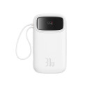 Powerbank Baseus QPow 2 20000mAh 30W 2xUSB-C valge