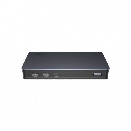 Adapter HUB UGREEN CM615 USB-C to 2x USB-A, 1x USB-C 3.1, 2x HDMI, 2x DP, SD|TF, RJ45