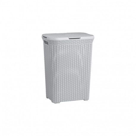 Laundry box Style 60L 44,8x34,1x61,5cm light grey