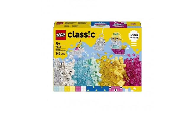 LEGO Classic 11040 – maagiline läbipaistvate klotside karp