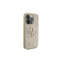 Guess GUHCP15LHG4SGD iPhone 15 Pro 6.1" kuldne kõvakate Glitter Script Big 4G