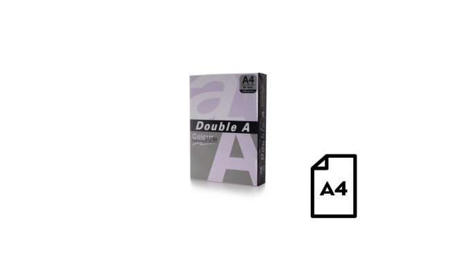 Colour paper Double A, 80g, A4, 500 sheets, Levender