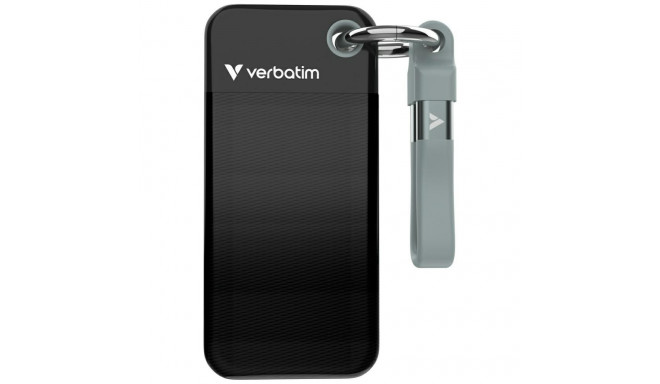 Verbatim Drive SSD 1TB - key ring with cable USB 3.2 gen.2 black-gray 32190