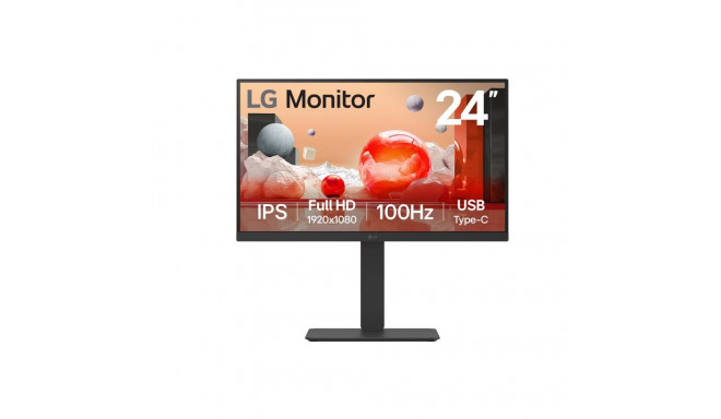 LG 24BA750-B | 23.8 " | IPS | FHD | 16:9 | 100 Hz | 5 ms | 1920 x 1080 pixels | 200 cd/m² | HDMI por