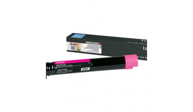 Lexmark X950X2MG | X95x Magenta Extra High Yield Toner Cartridge (22K) | Cartridge | Magenta
