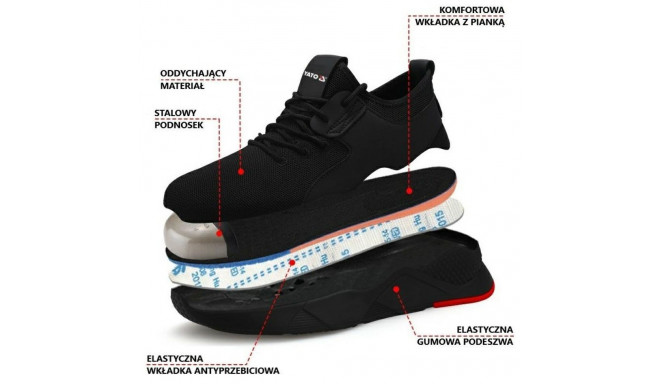 YT.SPORT.PUBS SBP WORK SHOES SIZE. 44