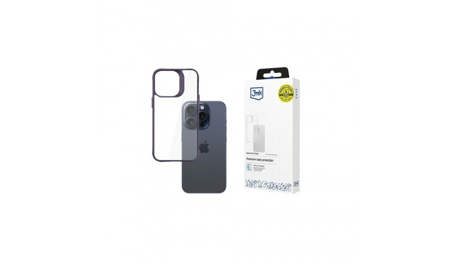 3MK Satin Armor Case+ iPhone 15 Pro purple