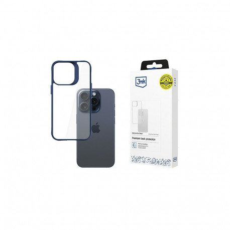3MK Satin Armor Case+ iPhone 15 Pro blue