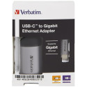 Verbatim USB-C adapter eternet alumiinium 49146