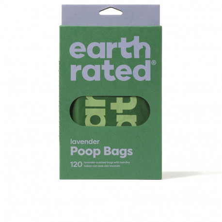 EARTH RATED BOLSAS ASAS mascota #lavanda 120 u