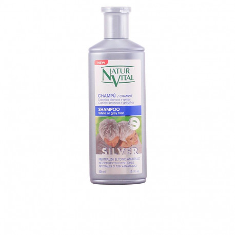 Natur Vital šampoon SILVER valgetele ja hallidele juustele 300ml