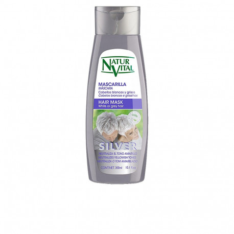 Natur Vital juuksemask Silver valgetele või hallidele juustele 300ml