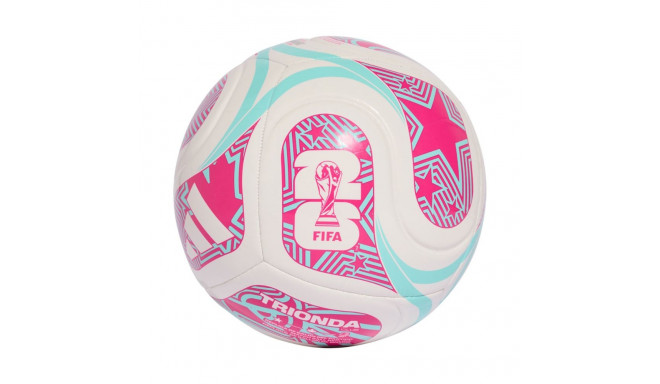 Płka nożna adidas World Cup 26 Trionda Club biało-różowo-błękitna JD8054 3