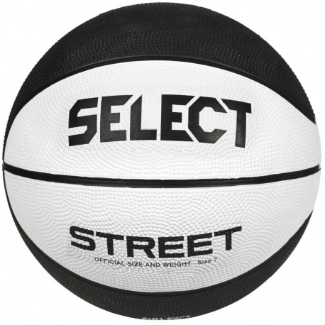 Piłka do koszykówki Select Street 2023 biało-czarna 12074 7