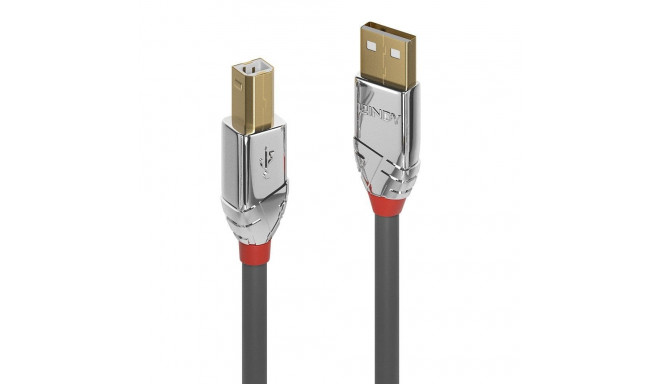 USB 2.0 kaabel A - B 0.5m, CROMO