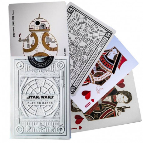 Playing Cards - Star Wars Silver Light 52 Cards + 2 Jokers 63.5x88.9mm