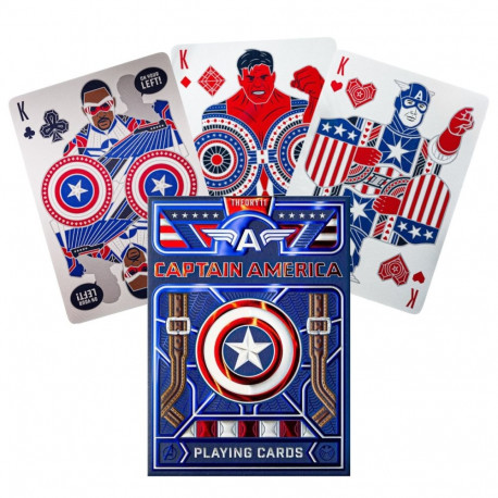 Playing Cards - Captain America Theory11 54 Cards Plastic-Coated 63.5x88.9mm