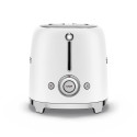 Toaster - SMEG TSF01WHMEU 2x2, 6 Browning Levels, 3 Pre-set Programs, Matt White