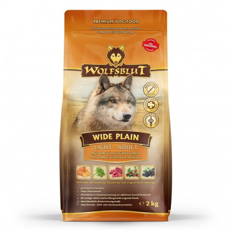 Dog Food - WOLFSBLUT Wide Plain Light Horse with Sweet Potatoes 2kg