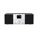 Audio System - JVC RD-E874B 20W RMS Bluetooth FM Radio Remote Control Black, Silver