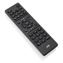 Audio System - JVC RD-E874B 20W RMS Bluetooth FM Radio Remote Control Black, Silver