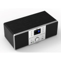 Audio System - JVC RD-E874B 20W RMS Bluetooth FM Radio Remote Control Black, Silver