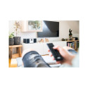 Audio System - JVC RD-E874B 20W RMS Bluetooth FM Radio Remote Control Black, Silver