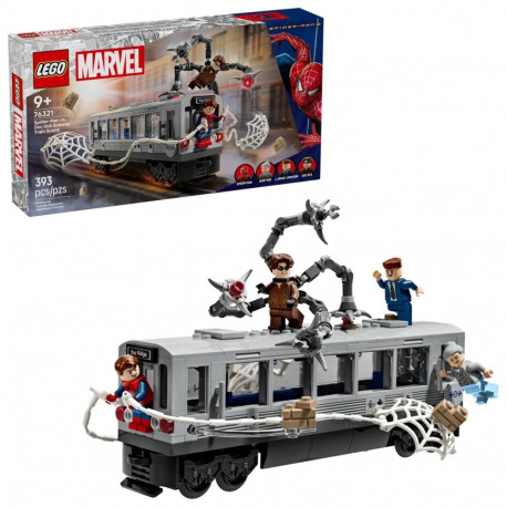Construction Set - LEGO MARVEL 76321 Spider-Man vs. Doc Ock Subway Train 393 pcs