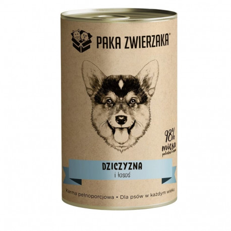 Dog Food - PAKA ZWIERZAKA Game and Salmon Wet Food 400g Grain-Free