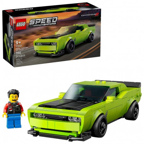 Toy Vehicle - LEGO SPEED CHAMPIONS 77237 Dodge Challenger SRT Hellcat 390 pcs