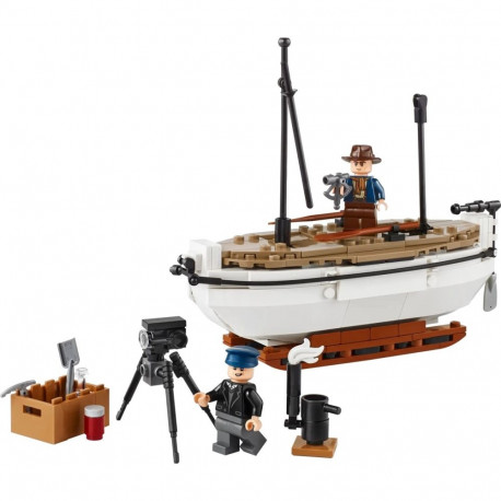 Construction Set - LEGO ICONS 40729 Shackleton's Lifeboat 232 Elements 2 Minifigures