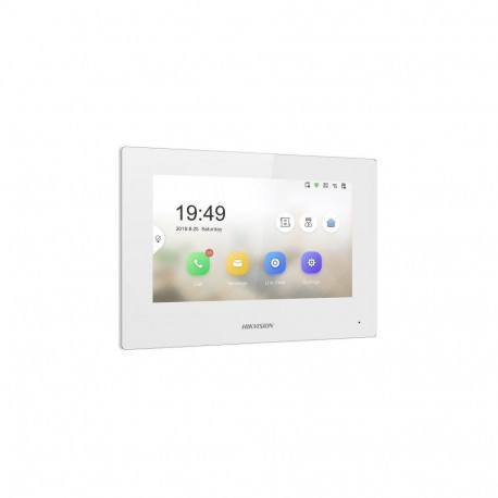 Video Intercom System - Hikvision Pro Series DS-KH6320-WTE2-W 7" Touchscreen White