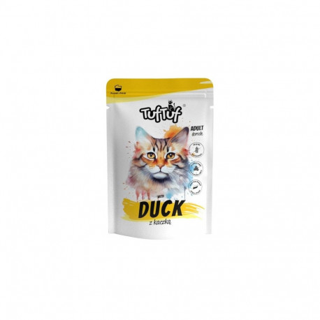 Cat Food - TUF TUF Wet Duck Flavor 100g Gluten-Free Grain-Free