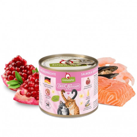 Cat Food - GRANATAPET DeliCATessen Salmon & Seafood Wet Food 200g