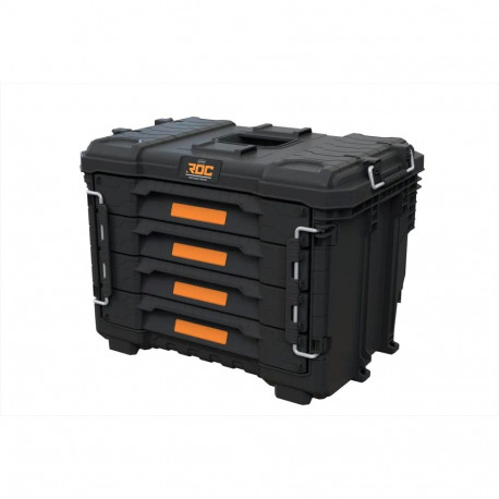 Toolbox - KETER Roc Pro Gear 2.0 4 Drawers Modular Design 25L Black