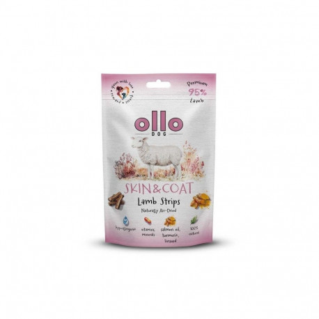 Dog Treat - OLLO Air-Dried Lamb Strips 80g Hypoallergenic Grain-Free