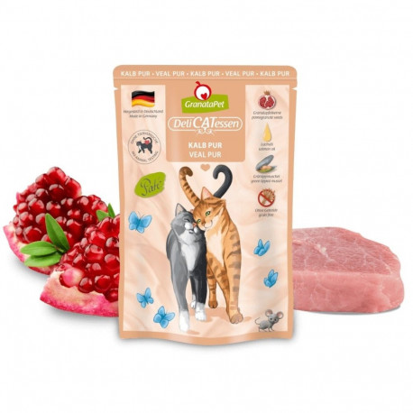 Cat Food - GRANATAPET DeliCATessen Veal Wet Food 85g Monoprotein Grain-Free